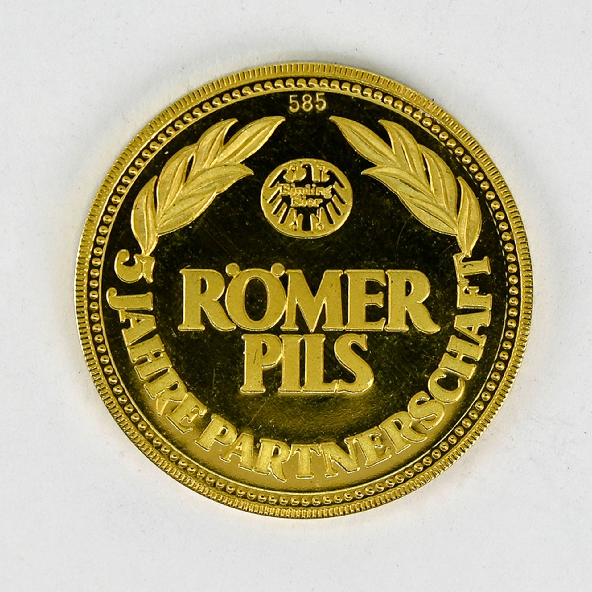 Goldmedaille (585), Fünf Jahre Römer Pils