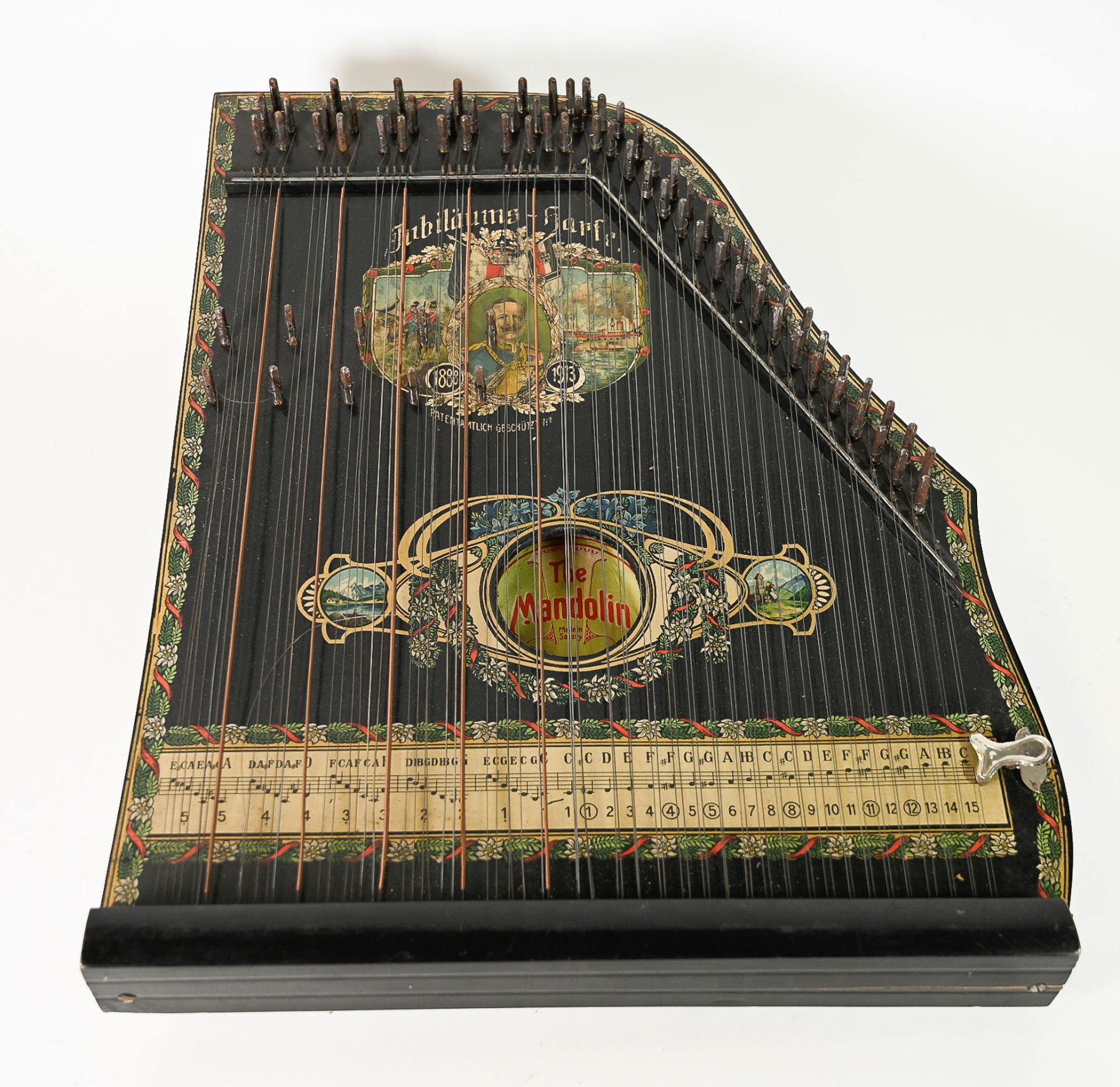 Jugendstil-Zither, The Mandolin Harp