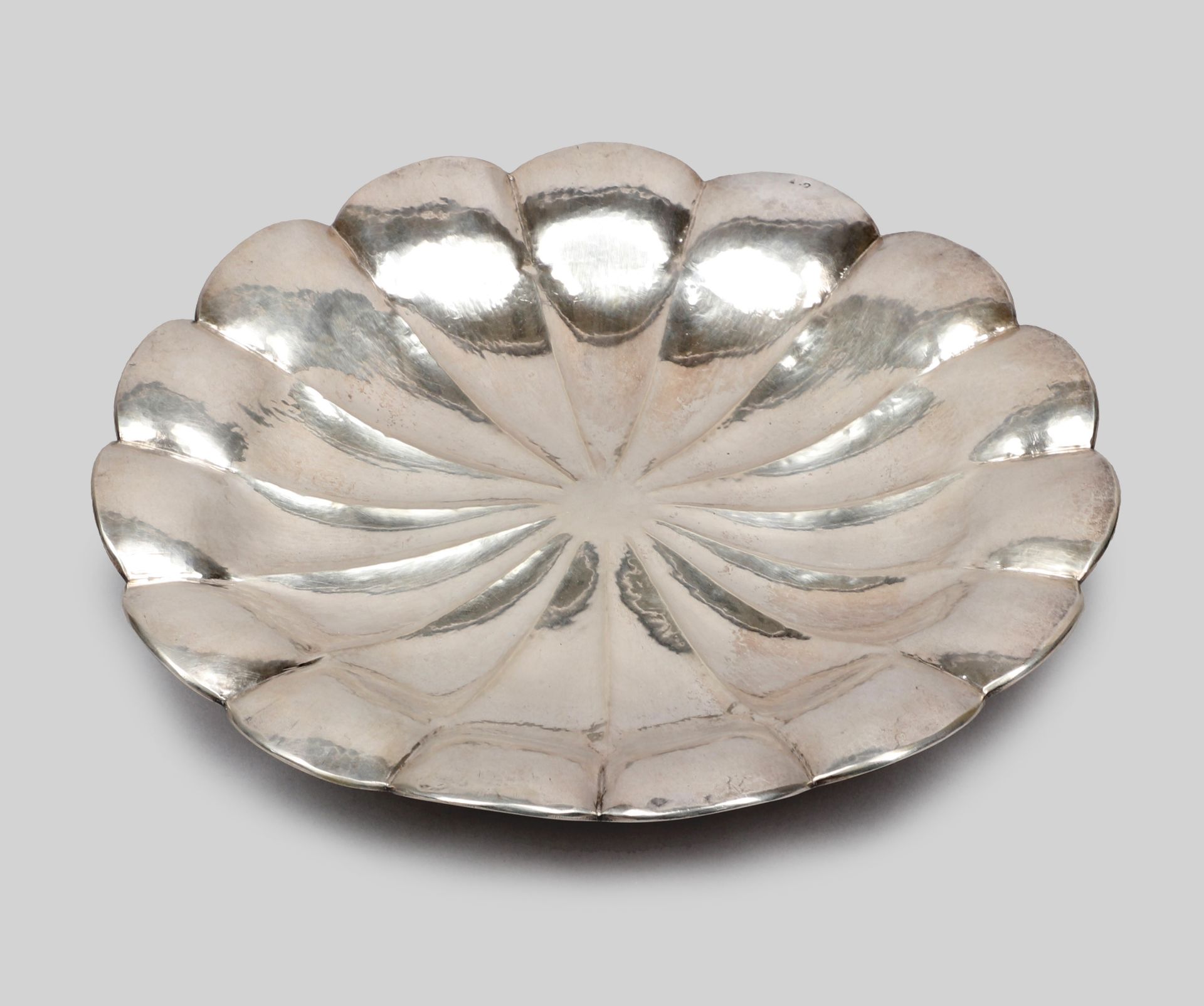 Art Deco-Fächerschale, 3. Silber (800)