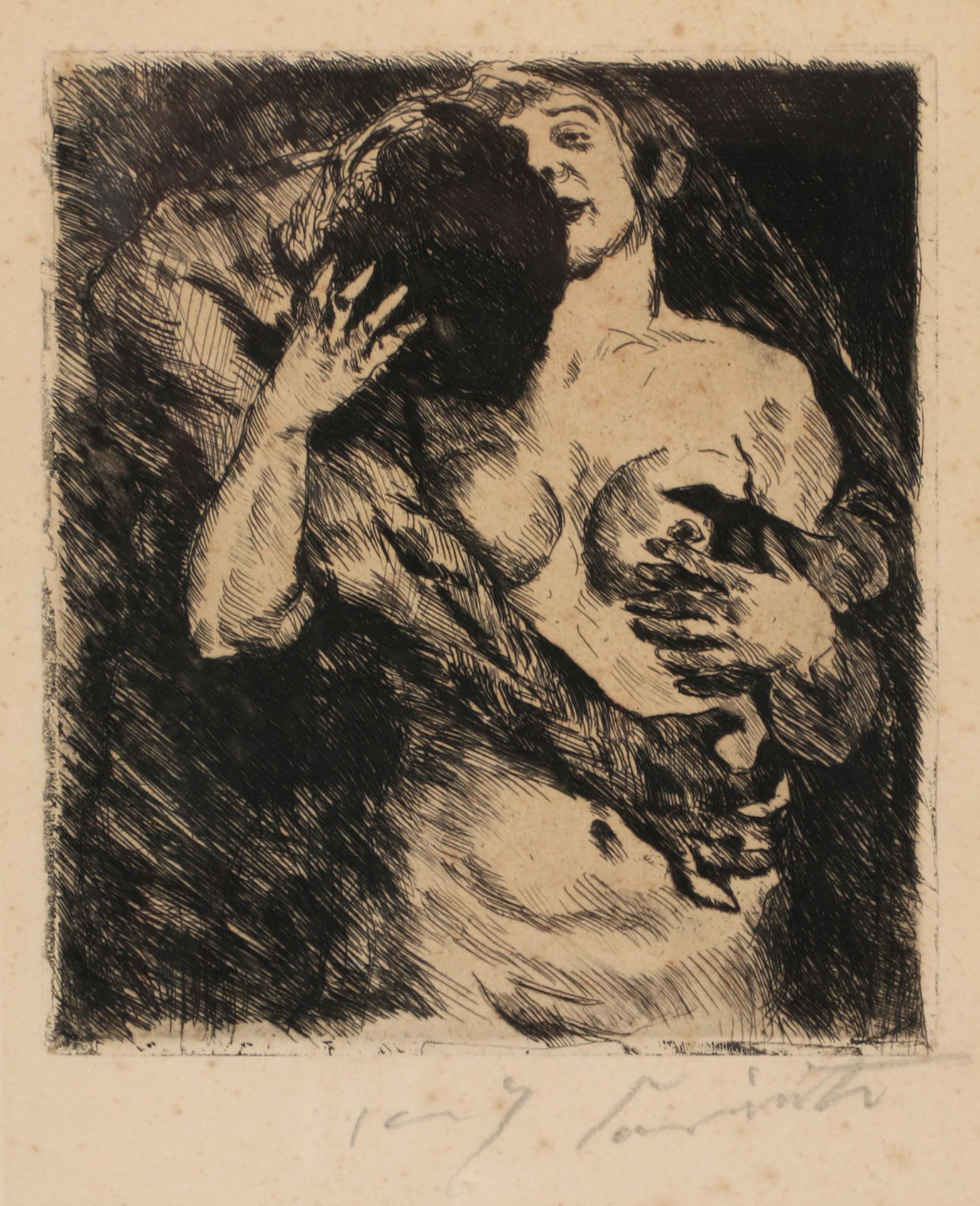 Lovis Corinth, r.u.handsig.