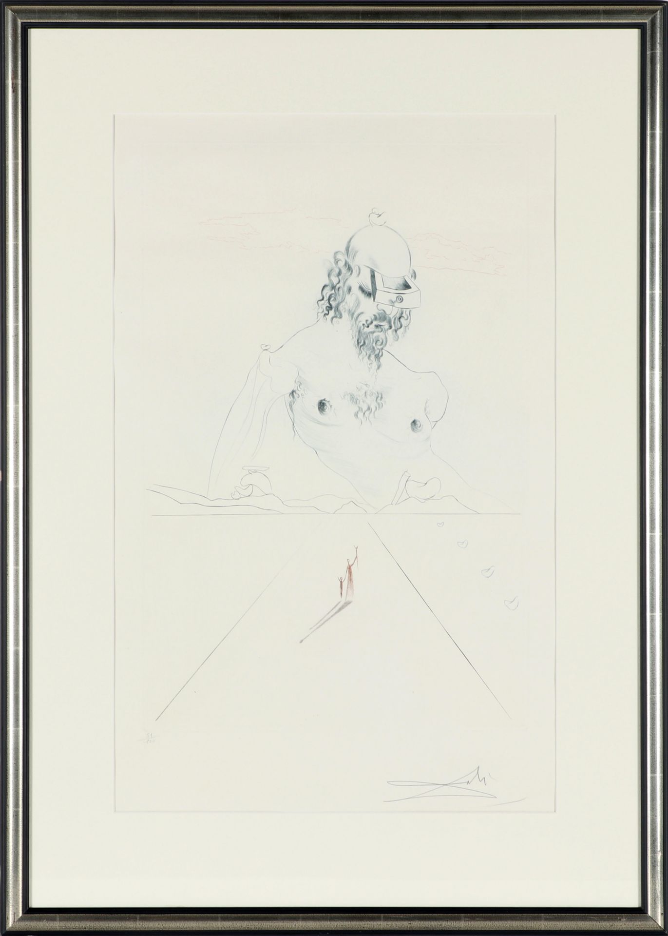 Salvador Dali, r.u.handsig.