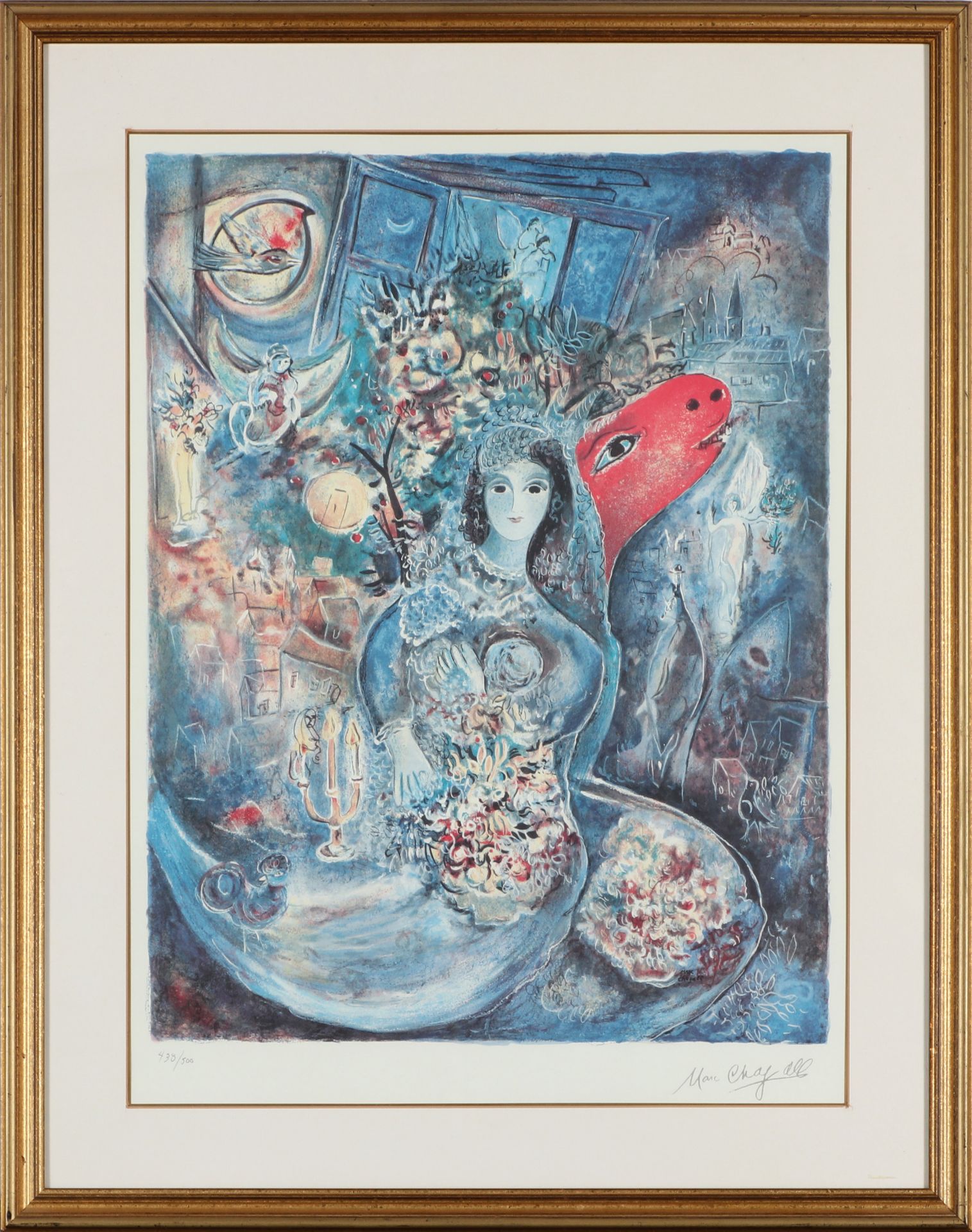 Marc Chagall, r.u. Signaturstempel