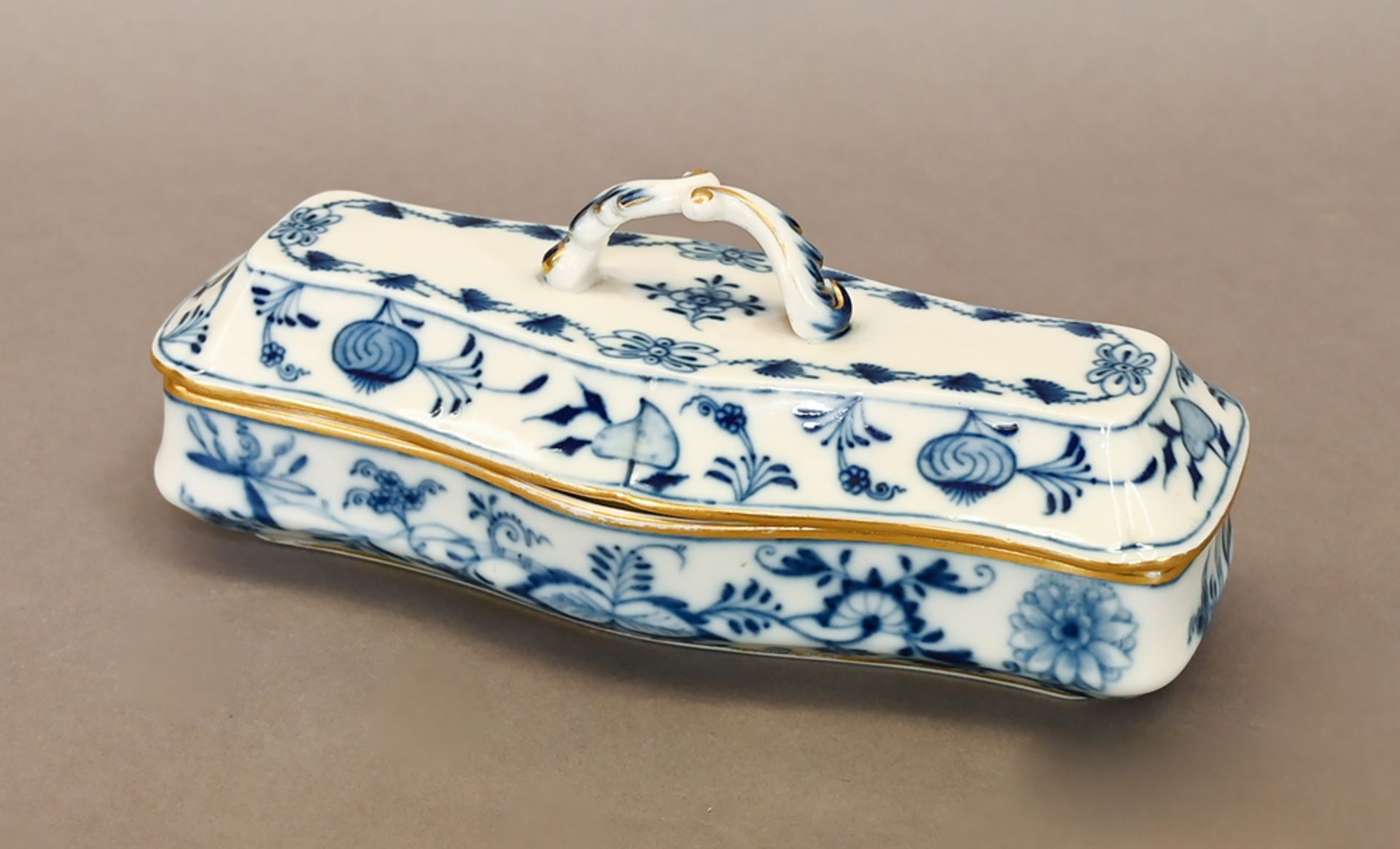 Federhalterdose, Meissen, um 1900