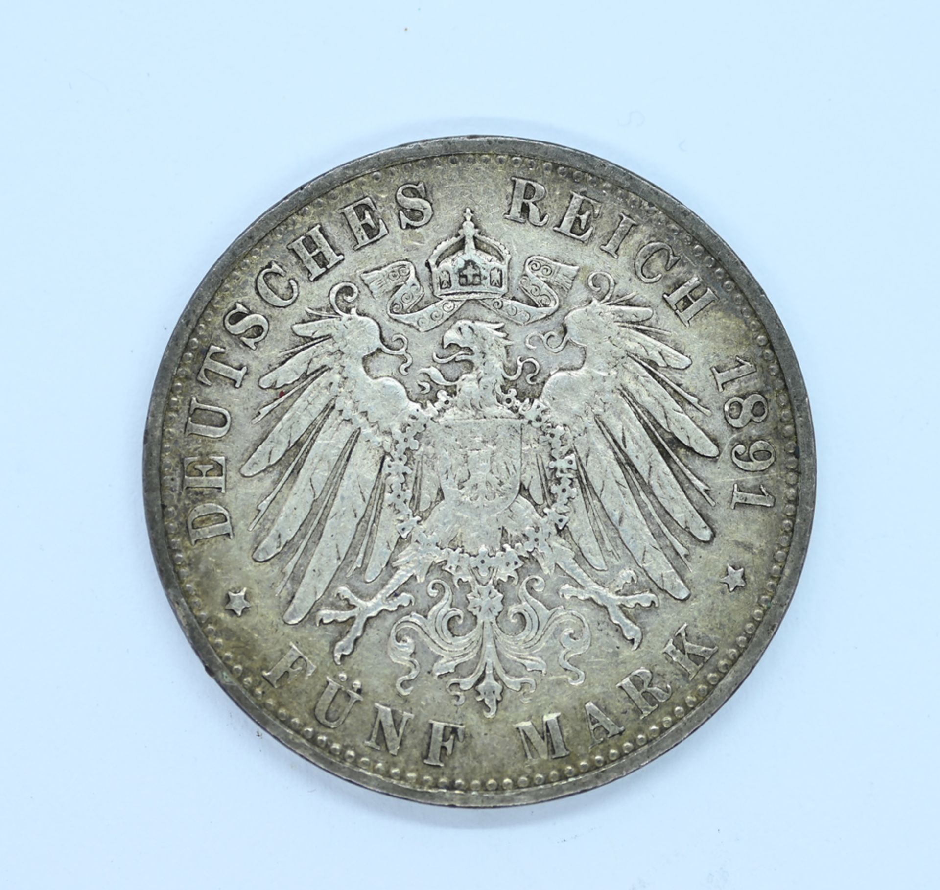 Silbermünze, Deutsches Reich, 5 Mark