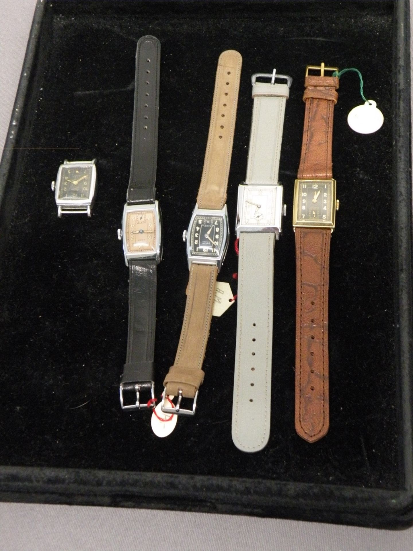 5 verschiedene Armbanduhren