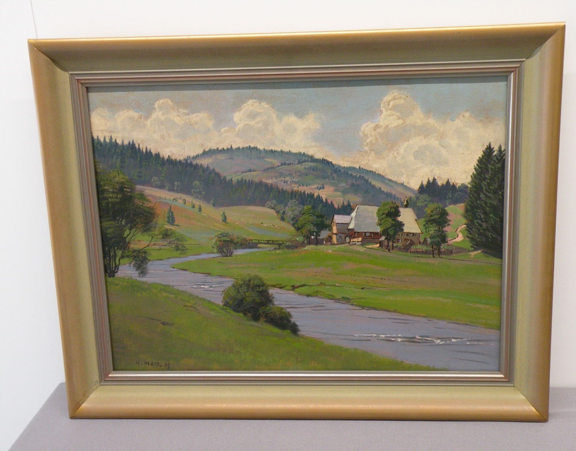 Karl Merz, 1890-1970, Ölgemälde