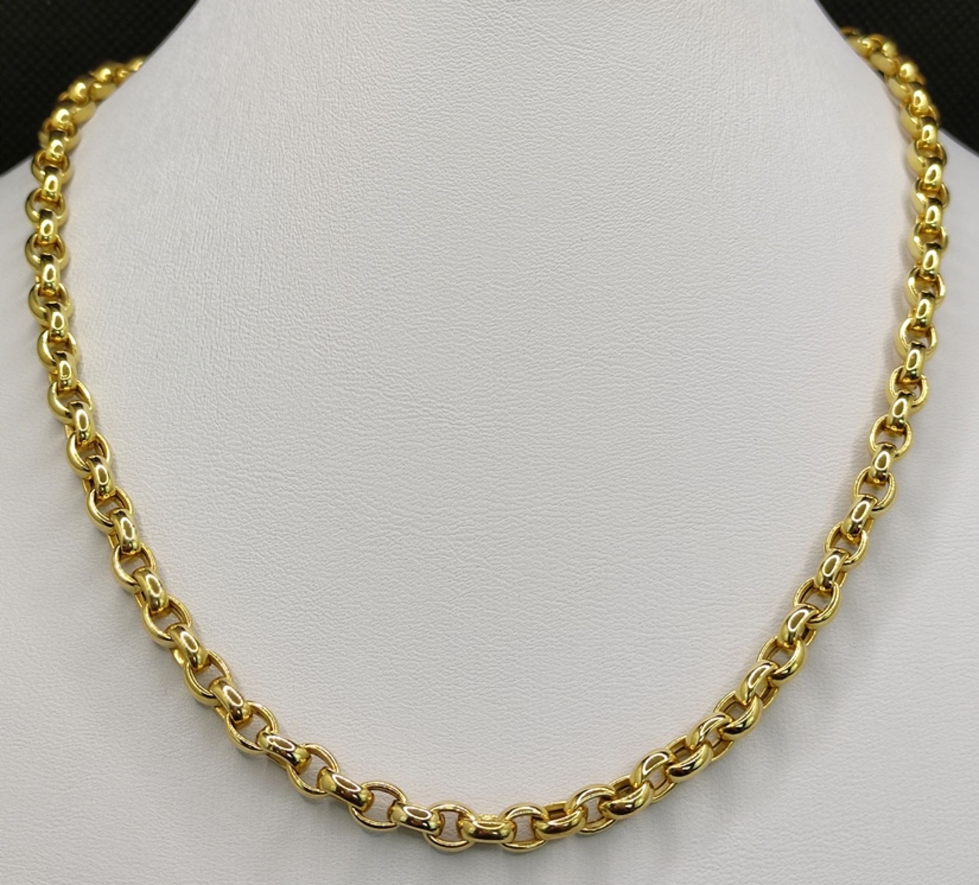 Ankerkette, breit, 585/14K Gelbgold, 15,5g, Länge 40cmAnchor chain, wide, 585/14K yellow gold, 15, - Image 2 of 4