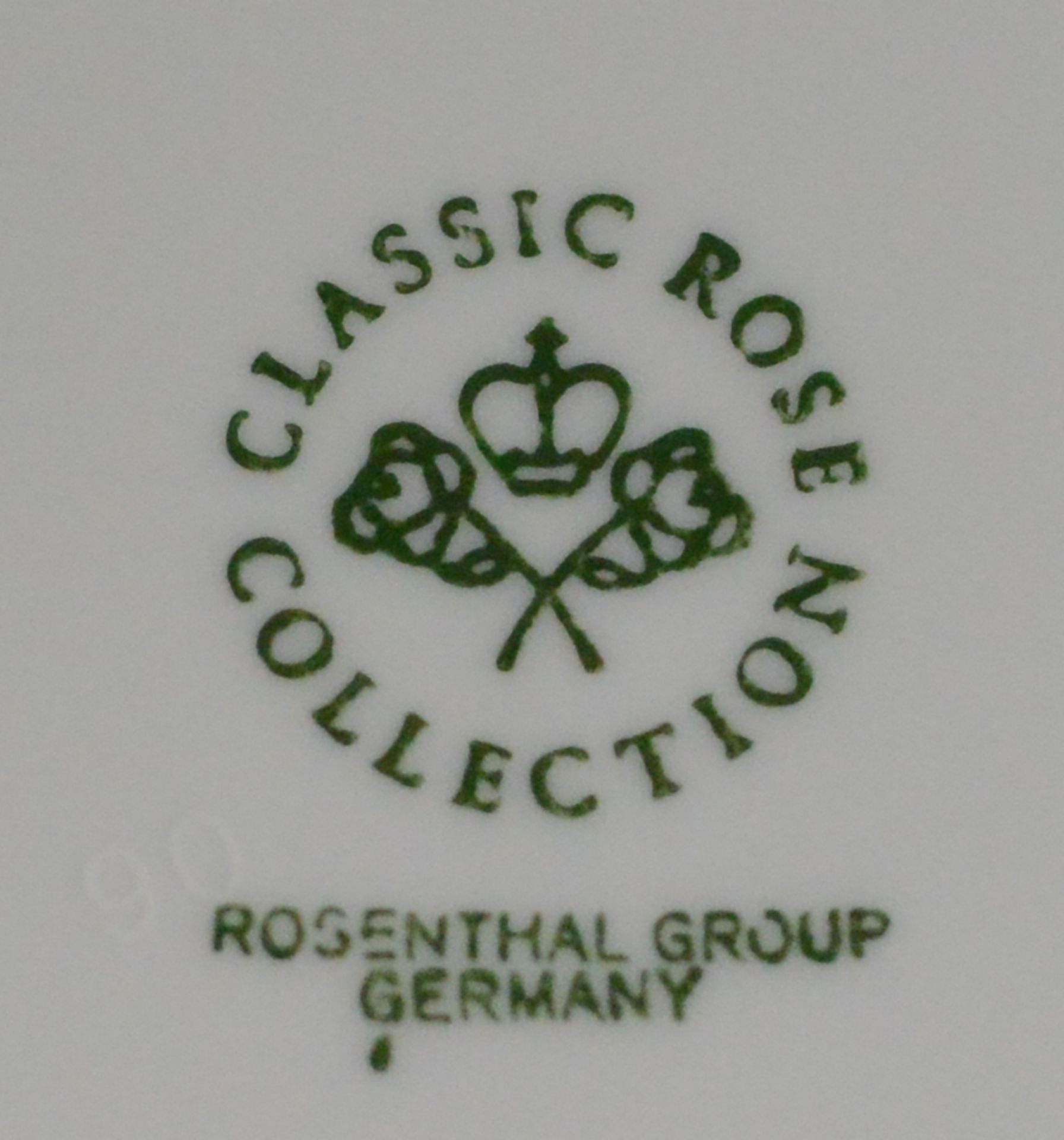 Speiseservice, Rosenthal, Classic Rose, Monbijou, grüne Ranke, 48 Teile, bestehend aus 6 - Image 3 of 3