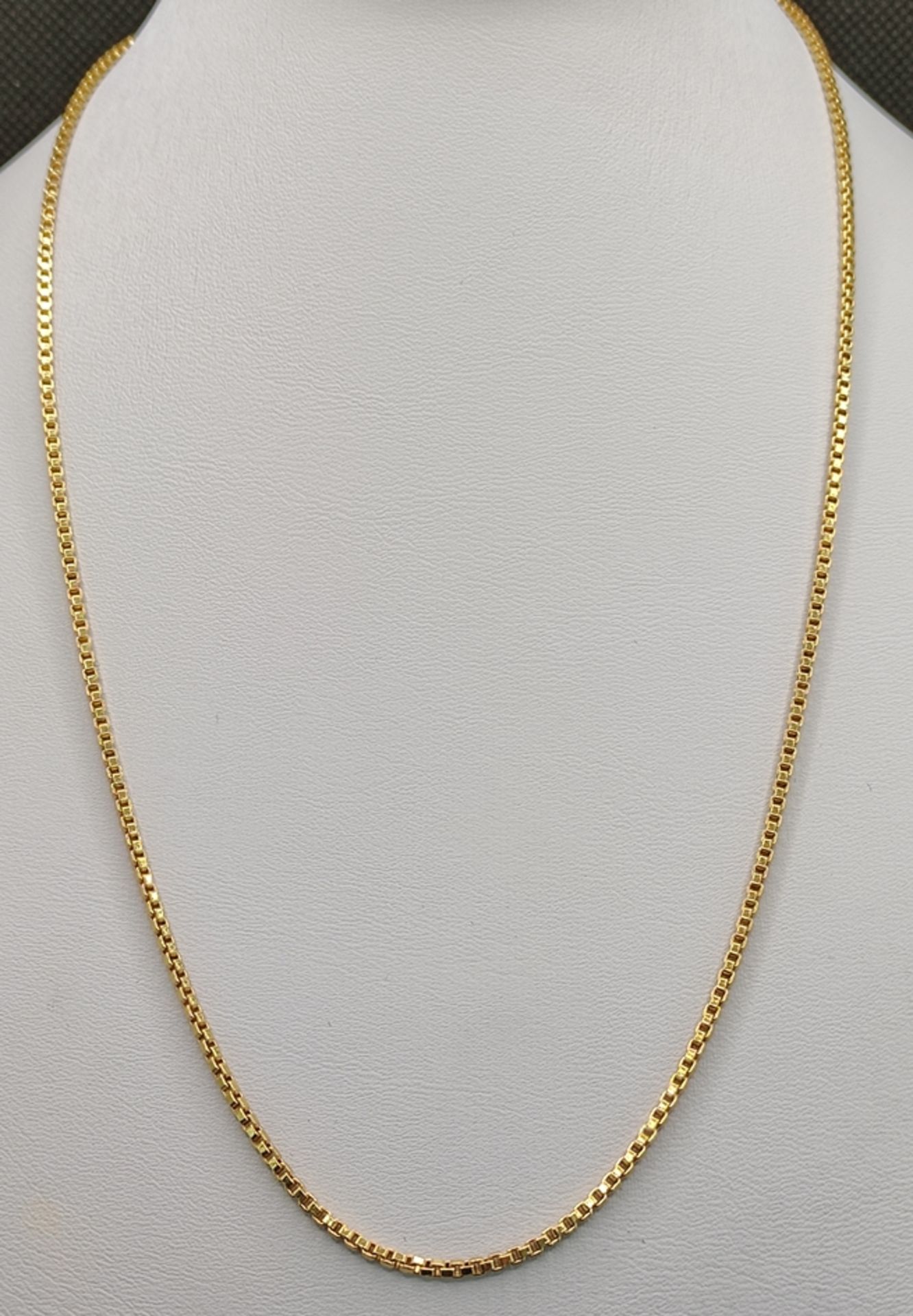 Venezianerkette, dünn, 750/18K Gelbgold, 14,72g, Länge 70cmVenetian chain, thin, 750/18K yellow - Image 2 of 3