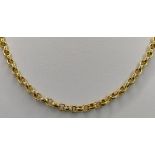 Ankerkette, breit, 585/14K Gelbgold, 15,5g, Länge 40cmAnchor chain, wide, 585/14K yellow gold, 15,