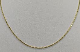 Kette, fein, 585/14K Gelbgold, 3,25g, Länge 40cmChain, fine, 585/14K yellow gold, 3,25g, length