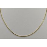 Kette, fein, 585/14K Gelbgold, 3,25g, Länge 40cmChain, fine, 585/14K yellow gold, 3,25g, length