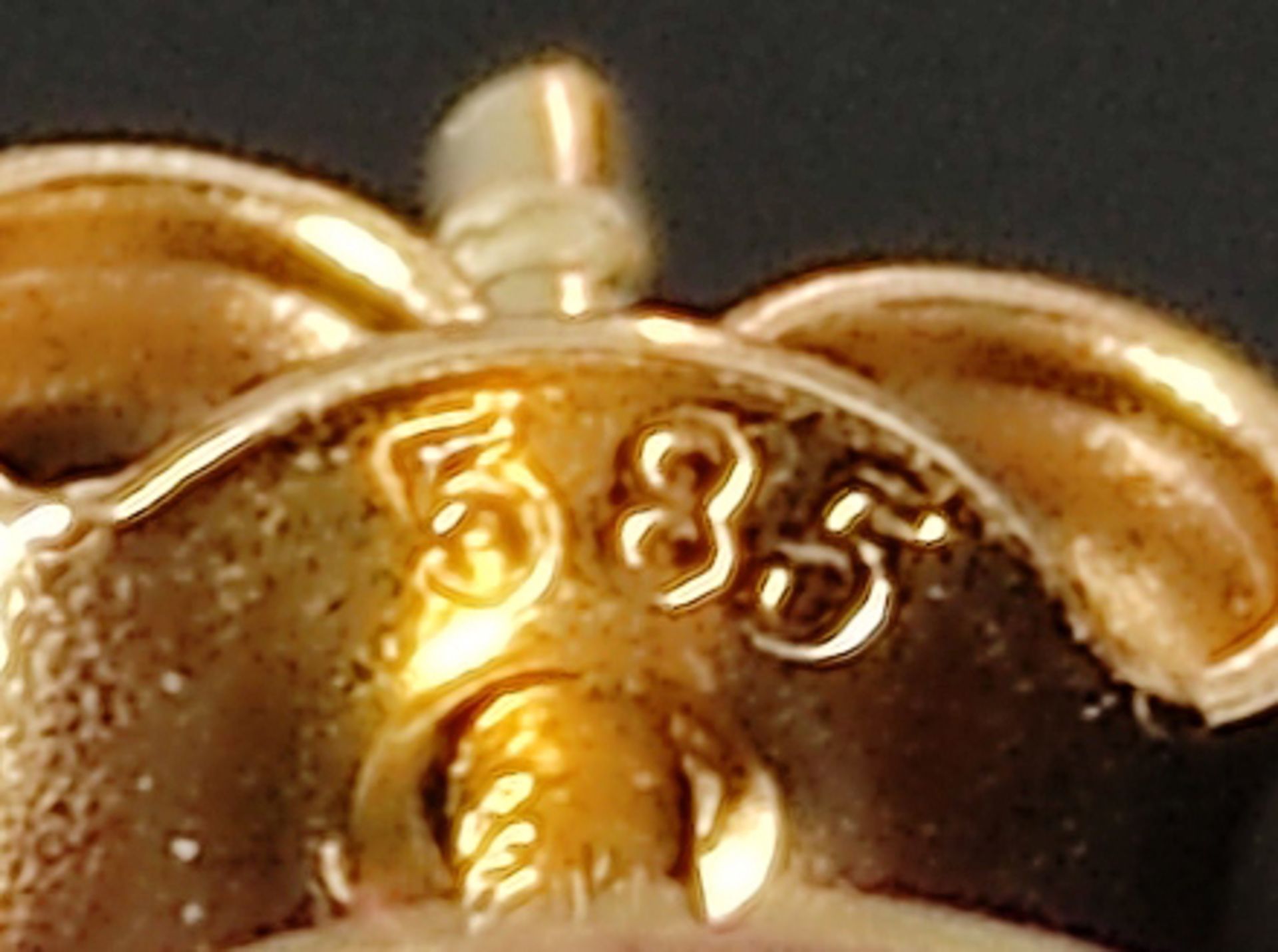 Paar Ohrstecker, große Perlen, Durchmesser ca. 10 mm, Gewicht gesamt 3,4gPair of stud earrings, - Image 3 of 3