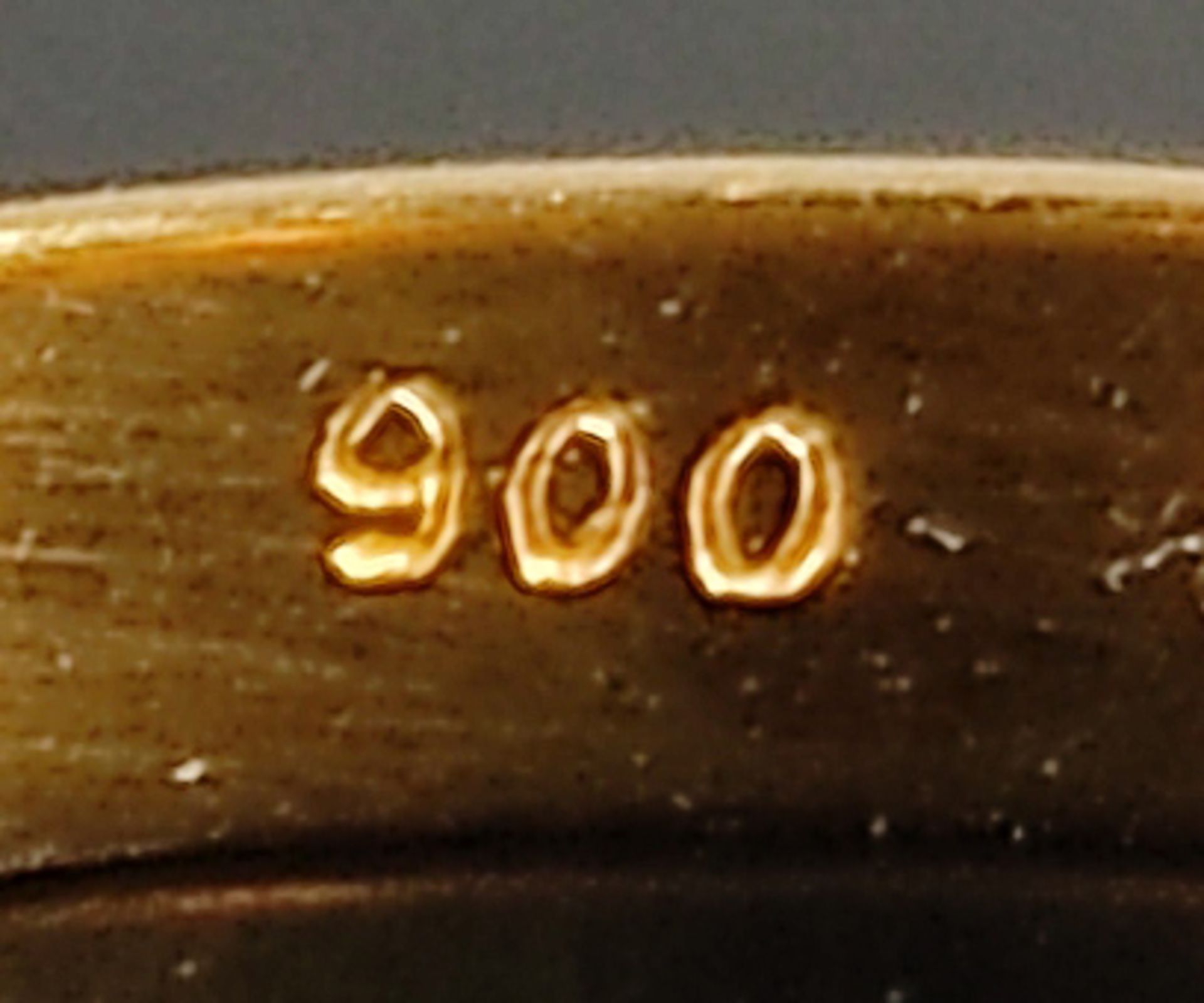 Ehering, 900/21,6K Gelbgold, 2,7g, Größe 63Wedding ring, 900/21.6K yellow gold, 2.7g, size 63 - Image 4 of 4