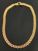 Doppelanker-Armband, 585/14K Gelbgold, 6,1g, Länge 20cmDouble anchor bracelet, 585/14K yellow