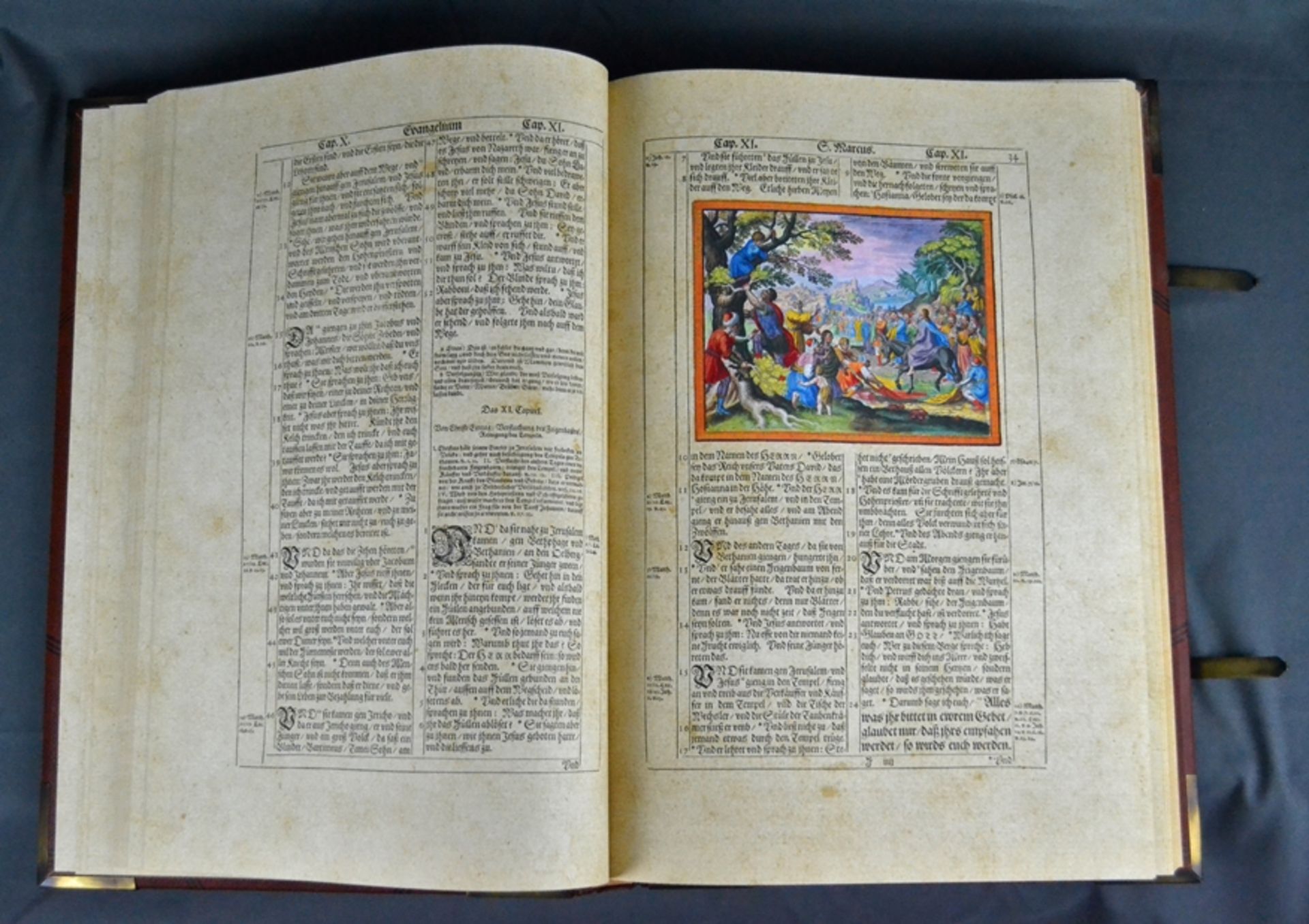 Biblia - Faksimile, Wiedergabe des neuen Testaments der Kupferbibel von Matthäus Merian, Straßburg