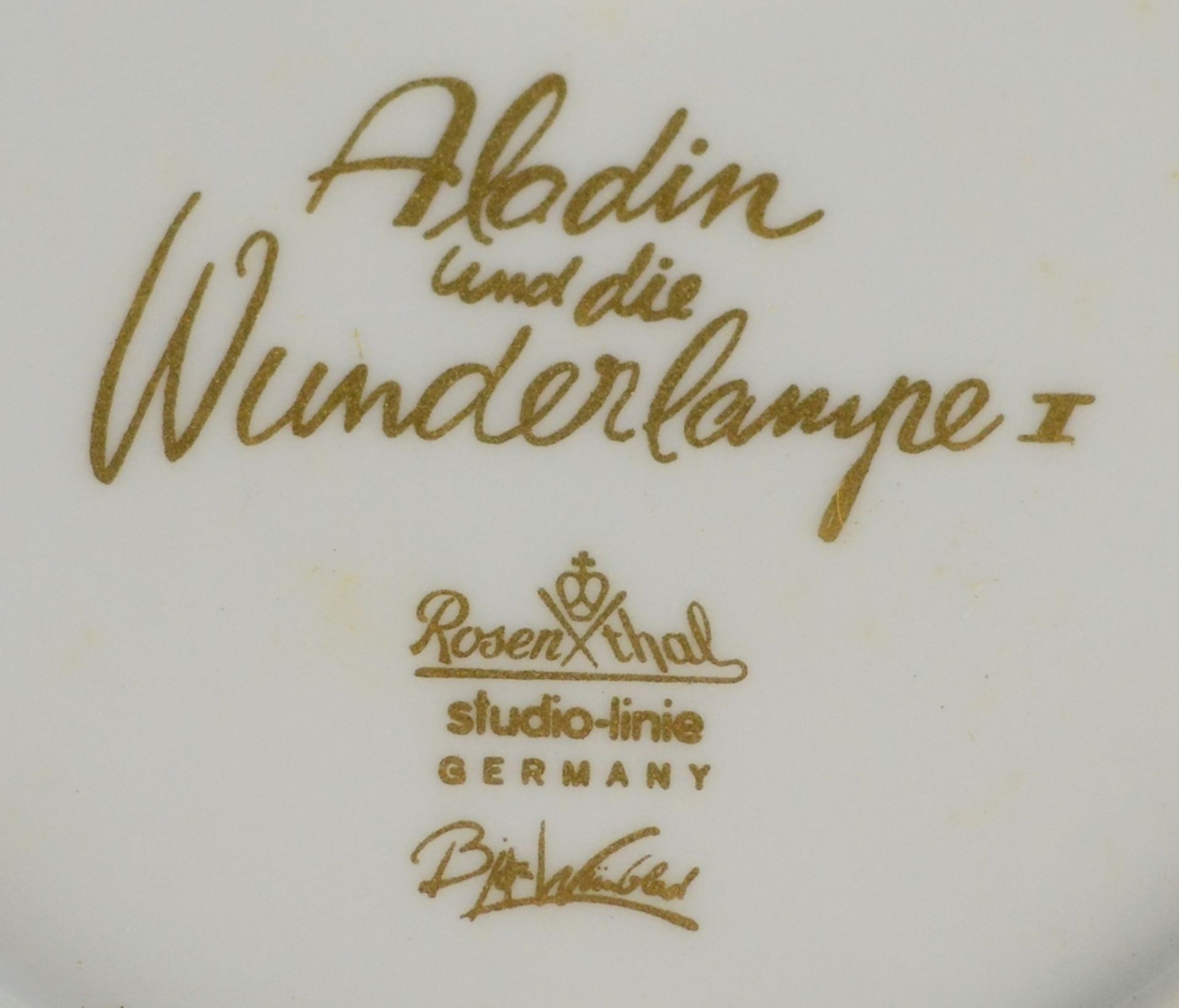 Sammelteller Aladin und die Wunderlampe, "Aladin", in Originalverpackung und mit Wandaufhängung, - Bild 3 aus 3