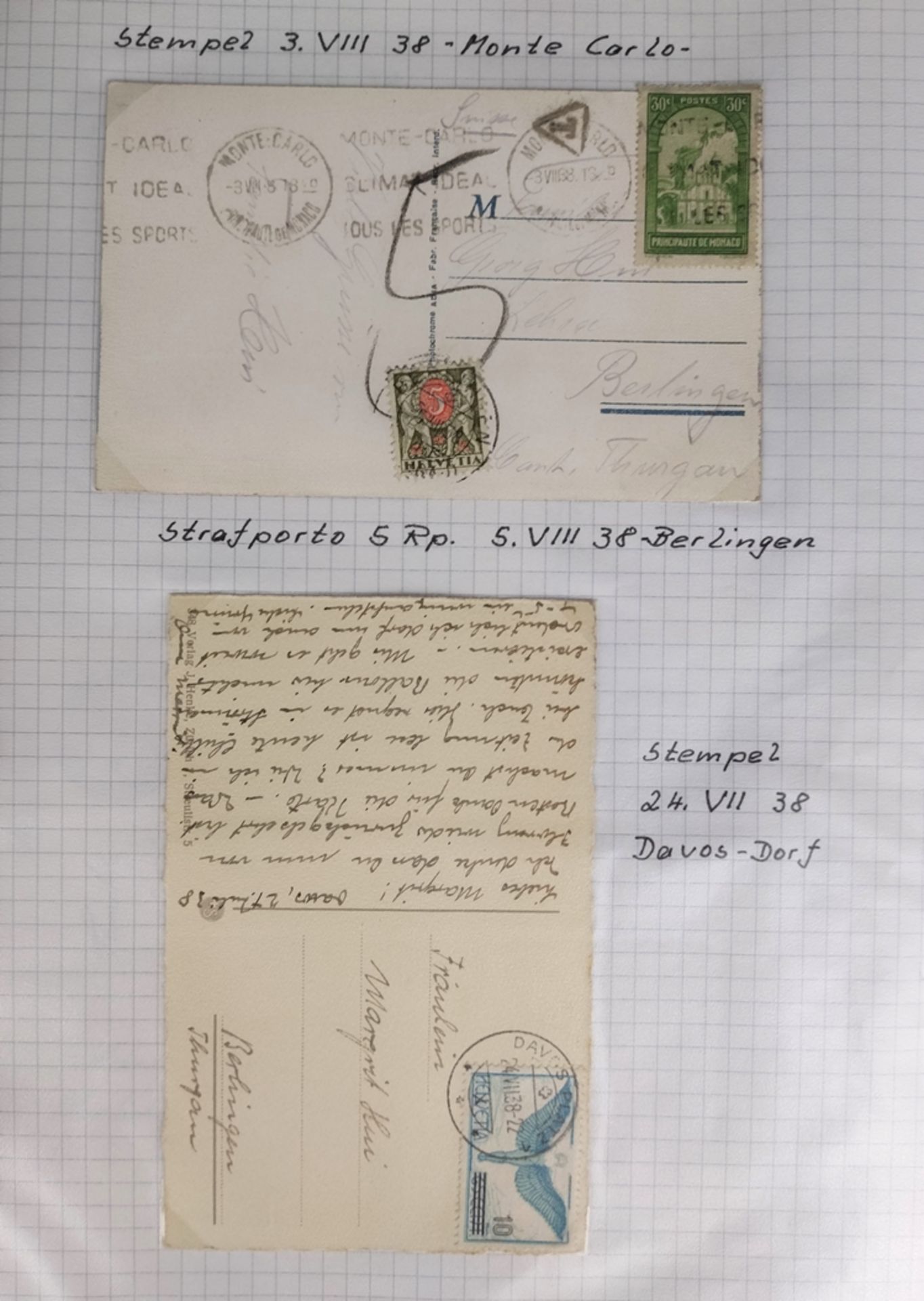 2 Leitz folders of correspondence, extensive lot with a total of over 528 individual items, first f - Image 14 of 18