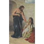 Baker, Magdalena M. (19. Jahrhundert) "Jesus heilt ein krankes Kind", nach Gabriel Cornelius von Ma