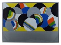 Sapone, Natale (1920 Reggio Calabria - 2002 Frauenfeld) "Abstrakt", farbige sich überlappende Kreis