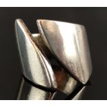Moderner Ring, Silber 925, 12,1g, Größe 55
