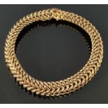 Armband, 333/8K Gelbgold, 14,6g, Länge 20cm