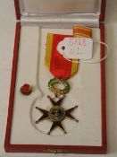 Vatikanischer Orden: "Ritter des Gregoriusorden" (Päpstlicher Ritterorden des Hl. Gregordes Großen).