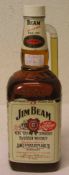 "Jim-Beam-Whiskey". Alte Abfüllung in Plastikflasche, Half-Gallon.
