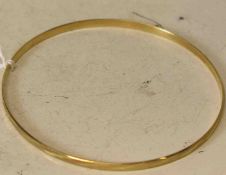 Armreif. 14 Kt. Gold., Durchmesser: 6,5cm. 5,6 Gramm.