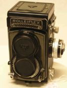 Fotokamera "Rolleiflex". Funktion nicht geprüft.