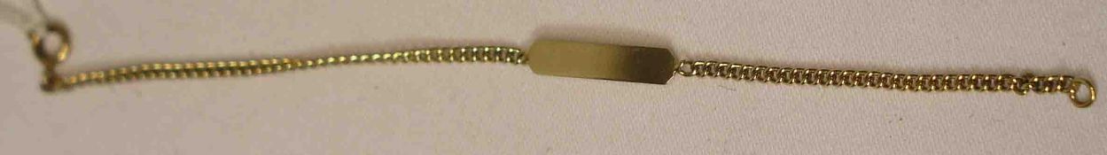 Armkettchen. 14 Kt. Gold. Länge: 16,5cm. 4 Gramm.