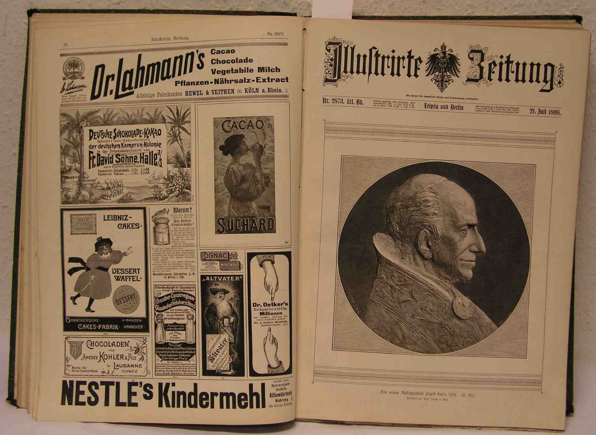 "Illustrierte Zeitung". Juli bis Dezember 1898.