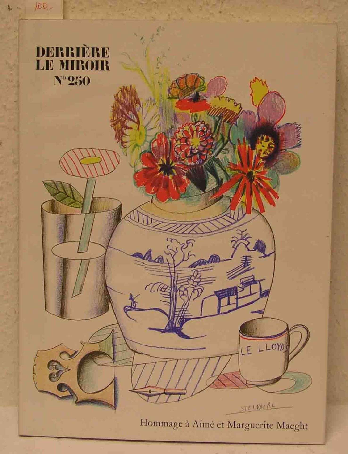 "Hommage à Aimé et Marguerite Maeght". Aus Derriere le Miroir, Paris Maeght Editeur 1982.Mit