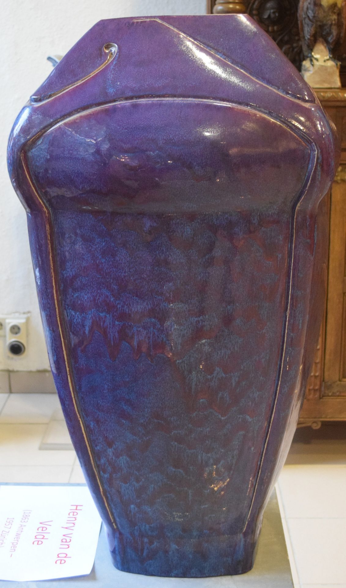 Jugendstil-Bodenvase Henry van de Velde - Bild 8 aus 19