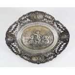 Zierschale (um 1900) Silber 800; ovale