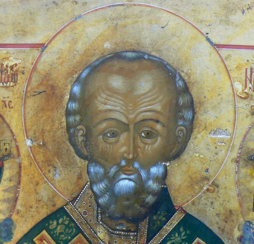 Ikone "Heiliger Nikolaus" (Russland, - Image 5 of 6