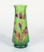 Vase (um 1900) konischer Korpus;