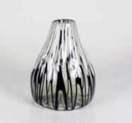 Vase (20.Jh.) farbloses Glas mit