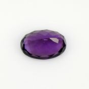 Amethyst ungefasst; 26,90ct; ca. 2,5 x