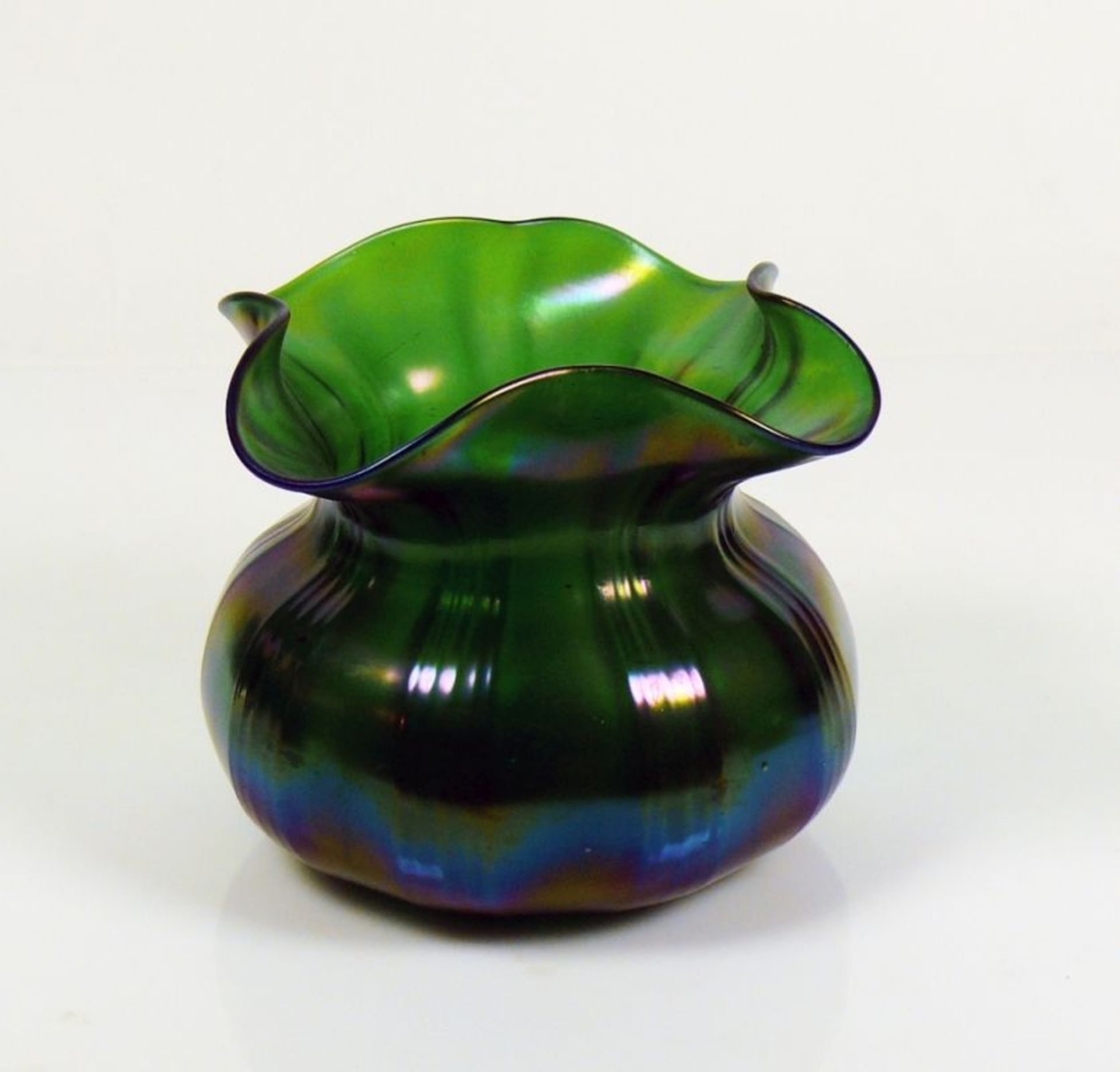 Jugendstil-Vase (um 1900) runder