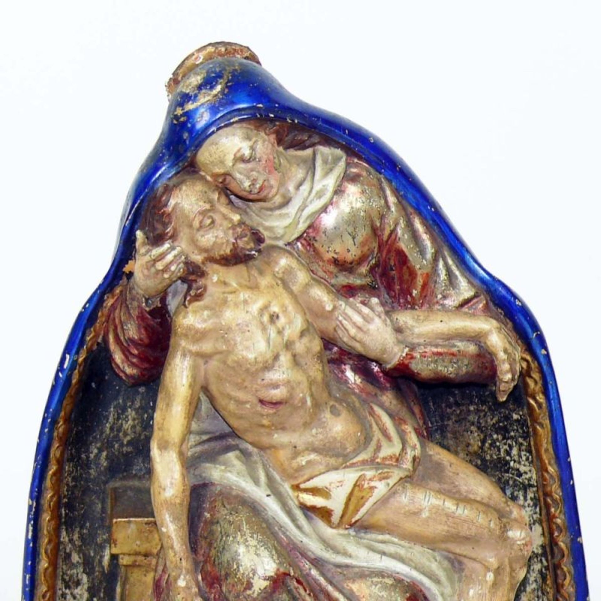 Pieta (Süddeutsch, um 1800) Holz - Bild 4 aus 6