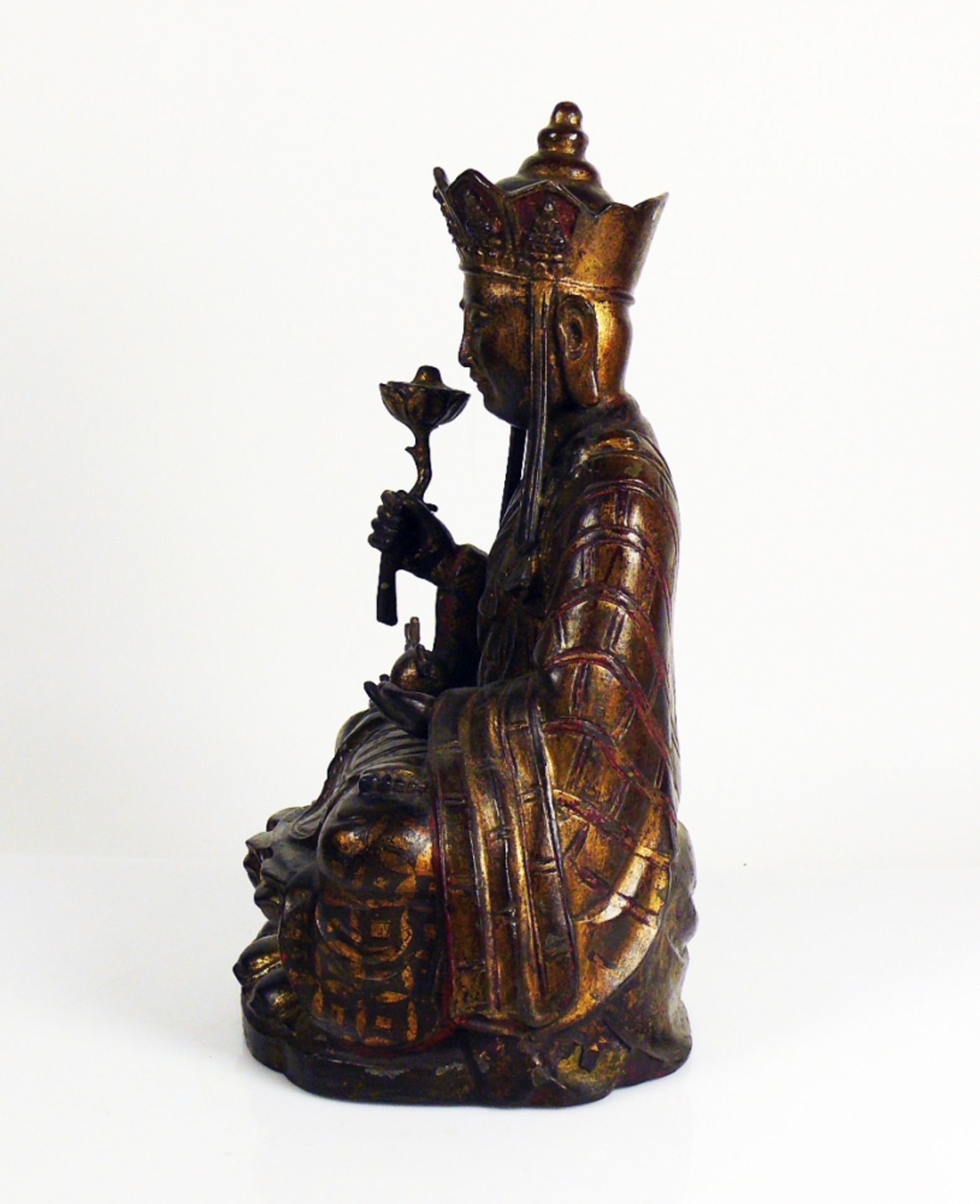 Buddha (China/Tibet, wohl 19.Jh.) im - Bild 2 aus 8