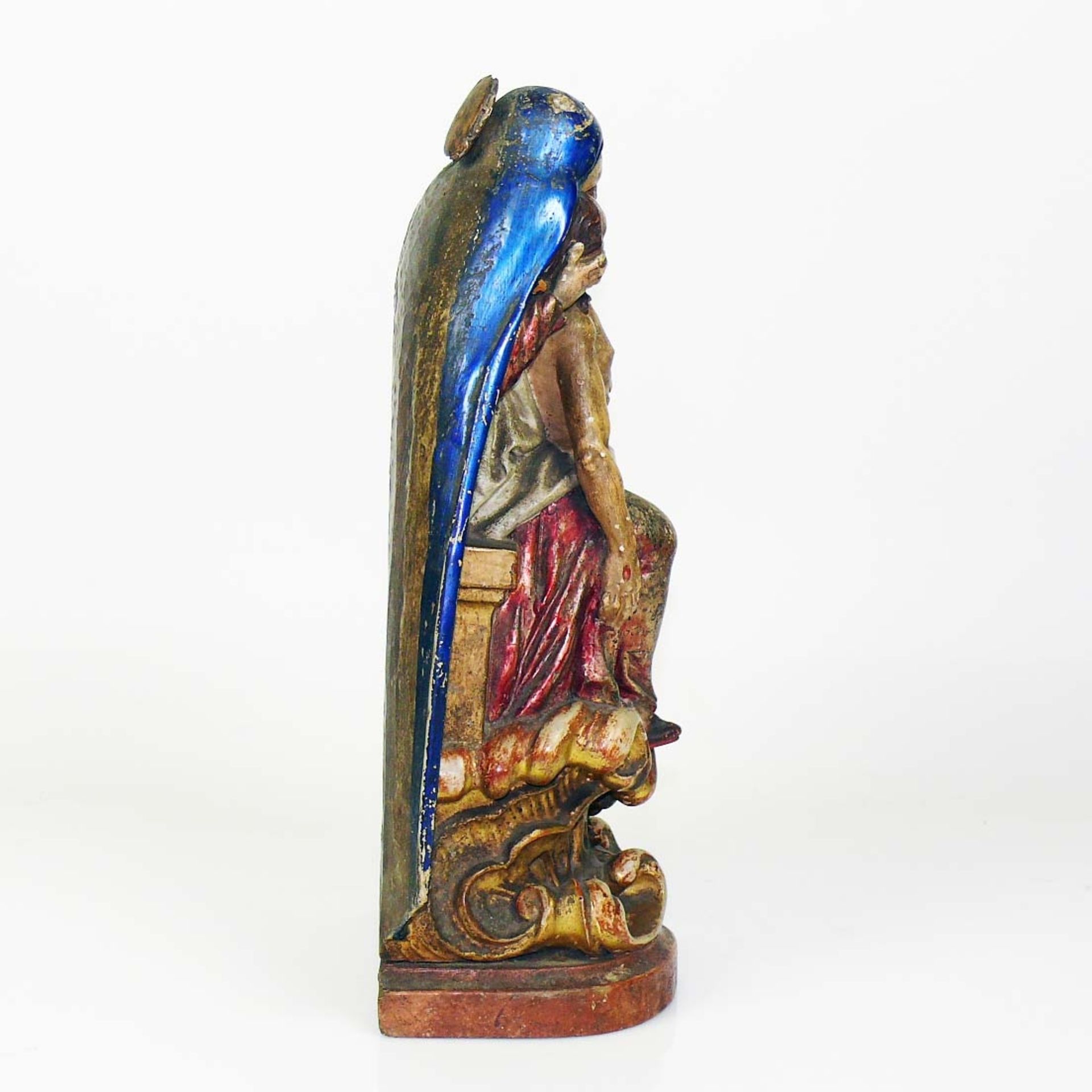 Pieta (Süddeutsch, um 1800) Holz - Bild 2 aus 6