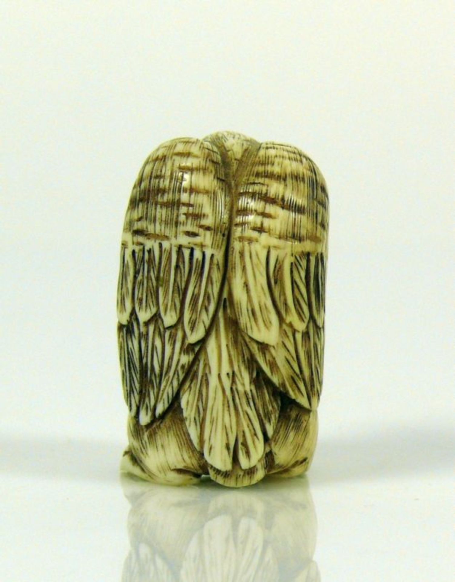 Netsuke (Japan, um 1900) "Adler auf - Bild 4 aus 5