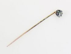 Brillant-Reversnadel ca. 0,60ct, W-SI;