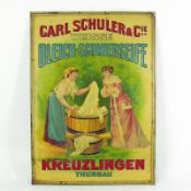 Altes Blechschild (um 1900) "Carl