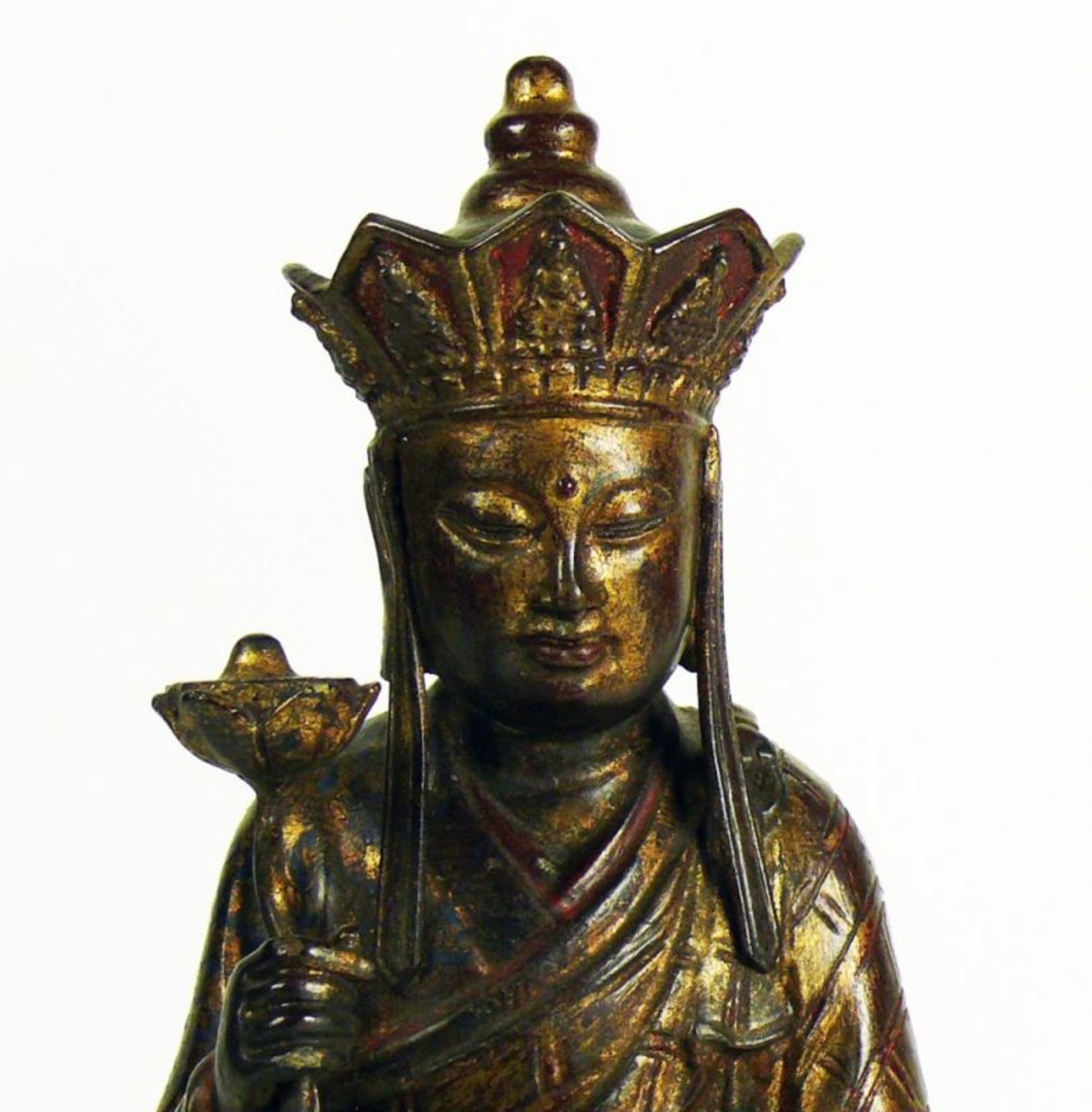 Buddha (China/Tibet, wohl 19.Jh.) im - Bild 7 aus 8