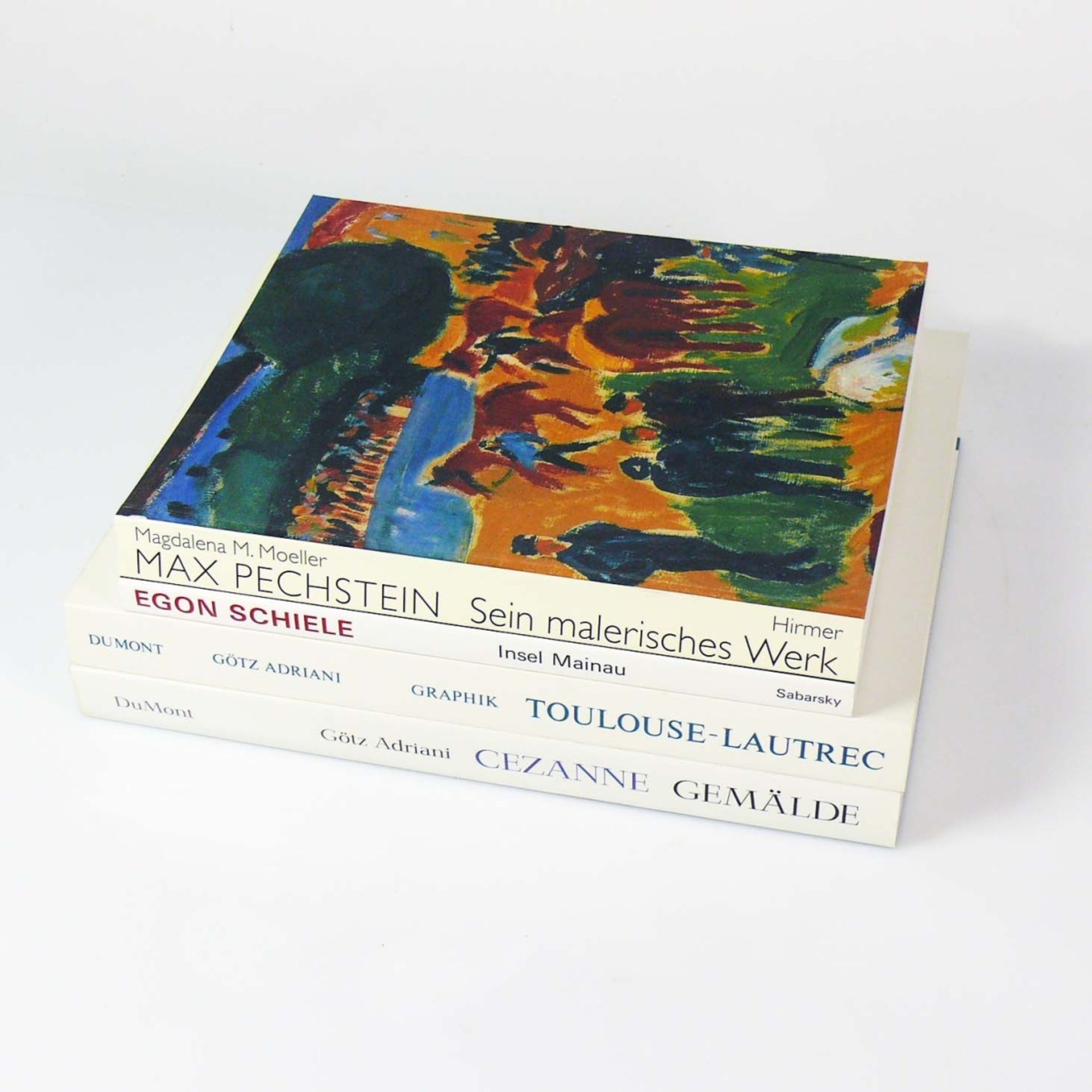 4 Kunstbücher Egon Schiele, Gemälde
