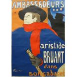 Toulouse-Lautrec-Plakat (Farblitho)