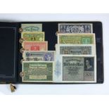 Album Reichsbanknoten mit 80